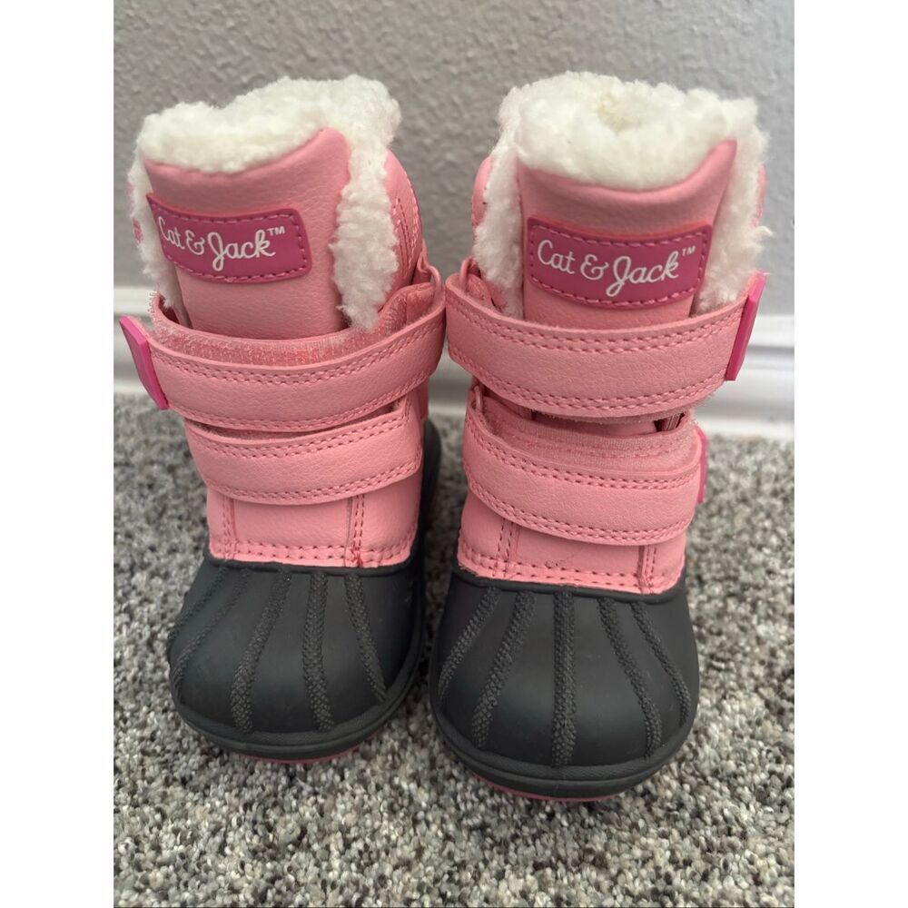 ❤️Cat & Jack Toddlers Girls Duck Boots Sz5